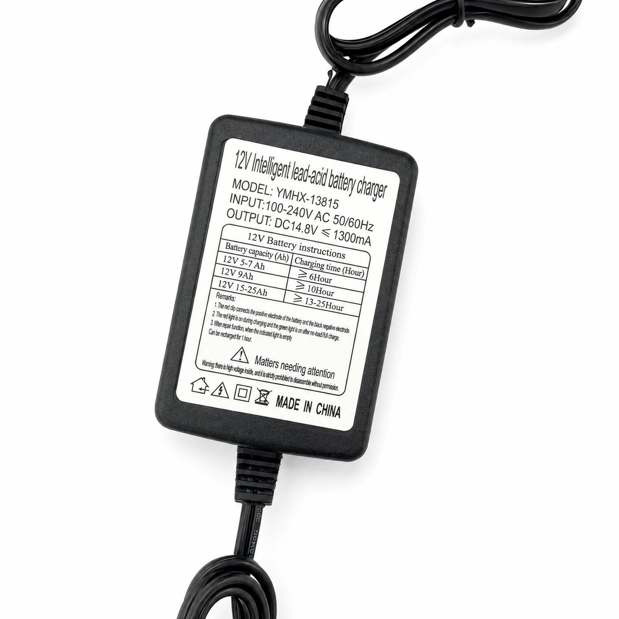 BATTERY TRICKLE CHARGER 12V 1300mA thumbnail 3