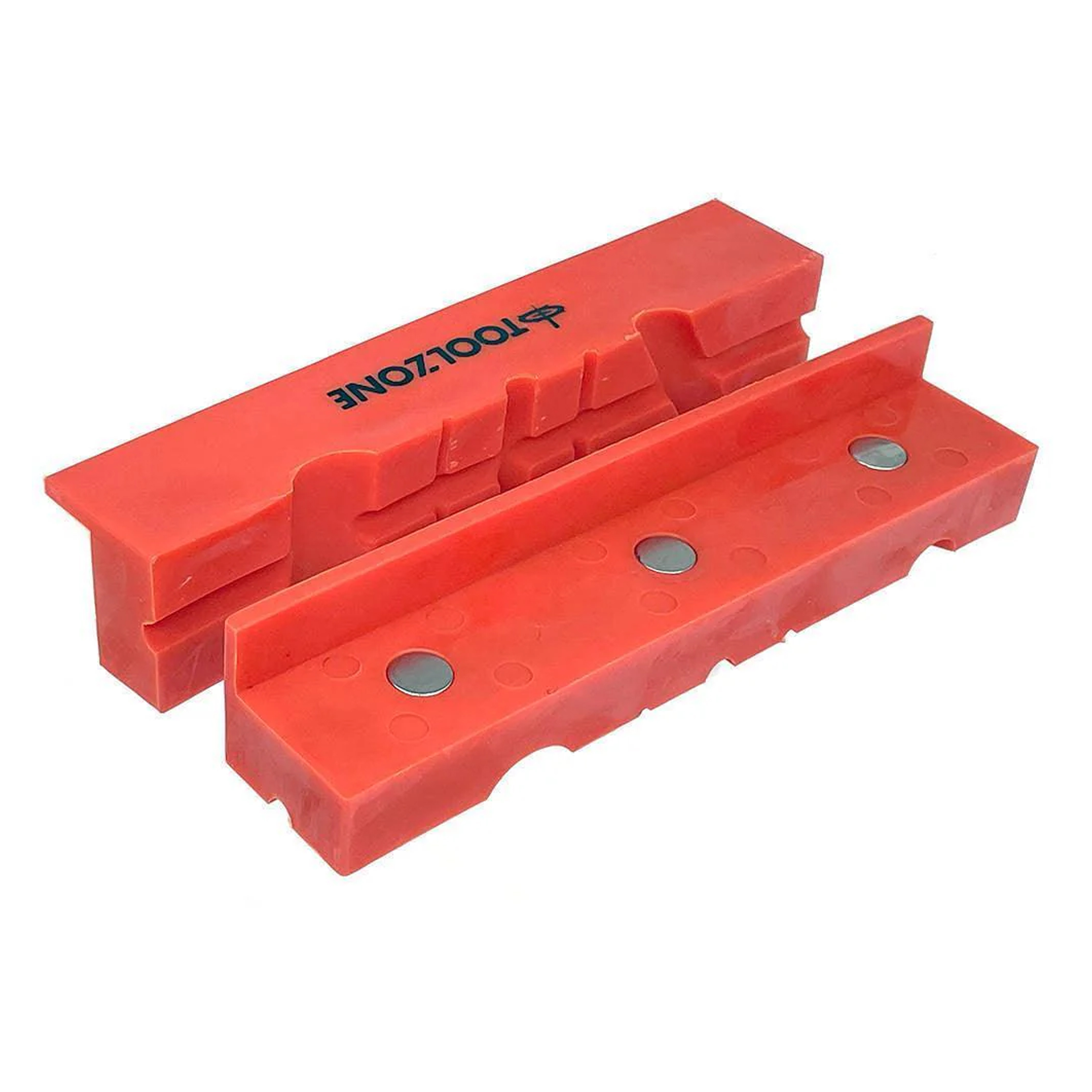 MAGNETIC SOFT VICE JAWS 6 TPU MULTI GROOVE NON-MARKING - TOOLZONE KDPVC048 thumbnail 2