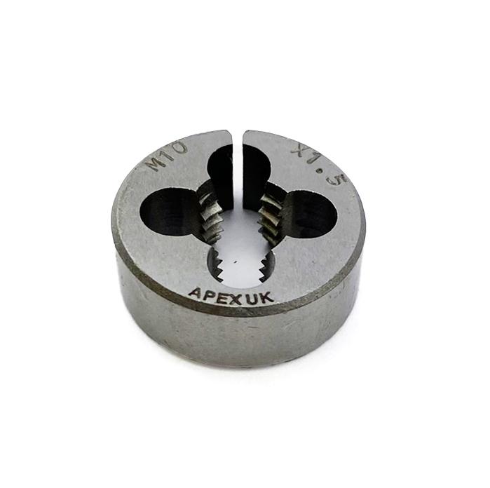DIE CIRCULAR M10x1.5 C/STEEL EACH, 1'' DIE / MADE IN THE UK / TOP QUALITY, / EACH