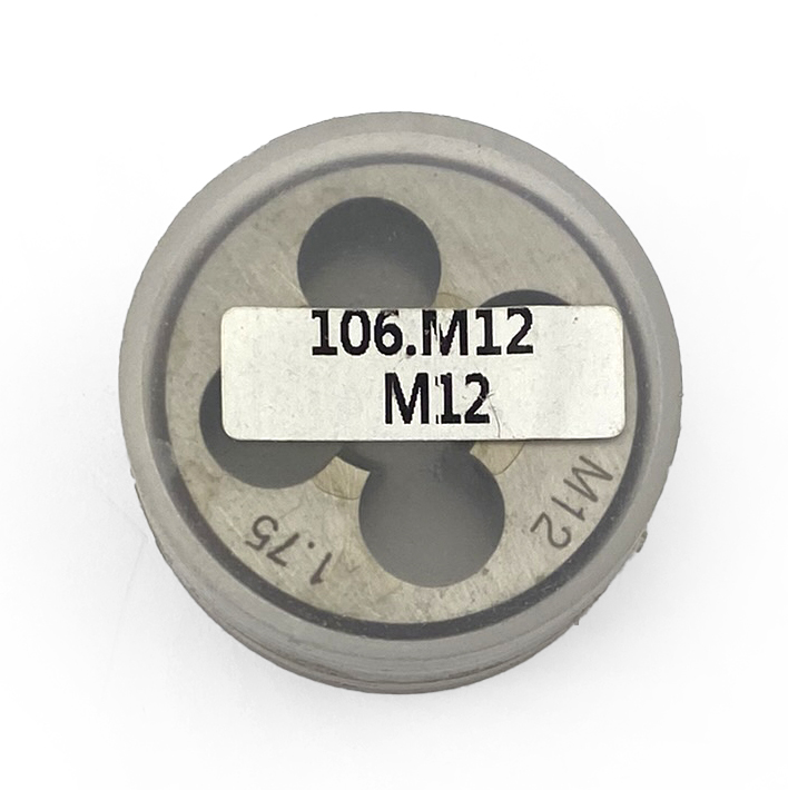 DIE CIRCULAR 12mm x 1.75 STD, M12x1.75mm TAPPING DIE 1''1/2 OD thumbnail 4