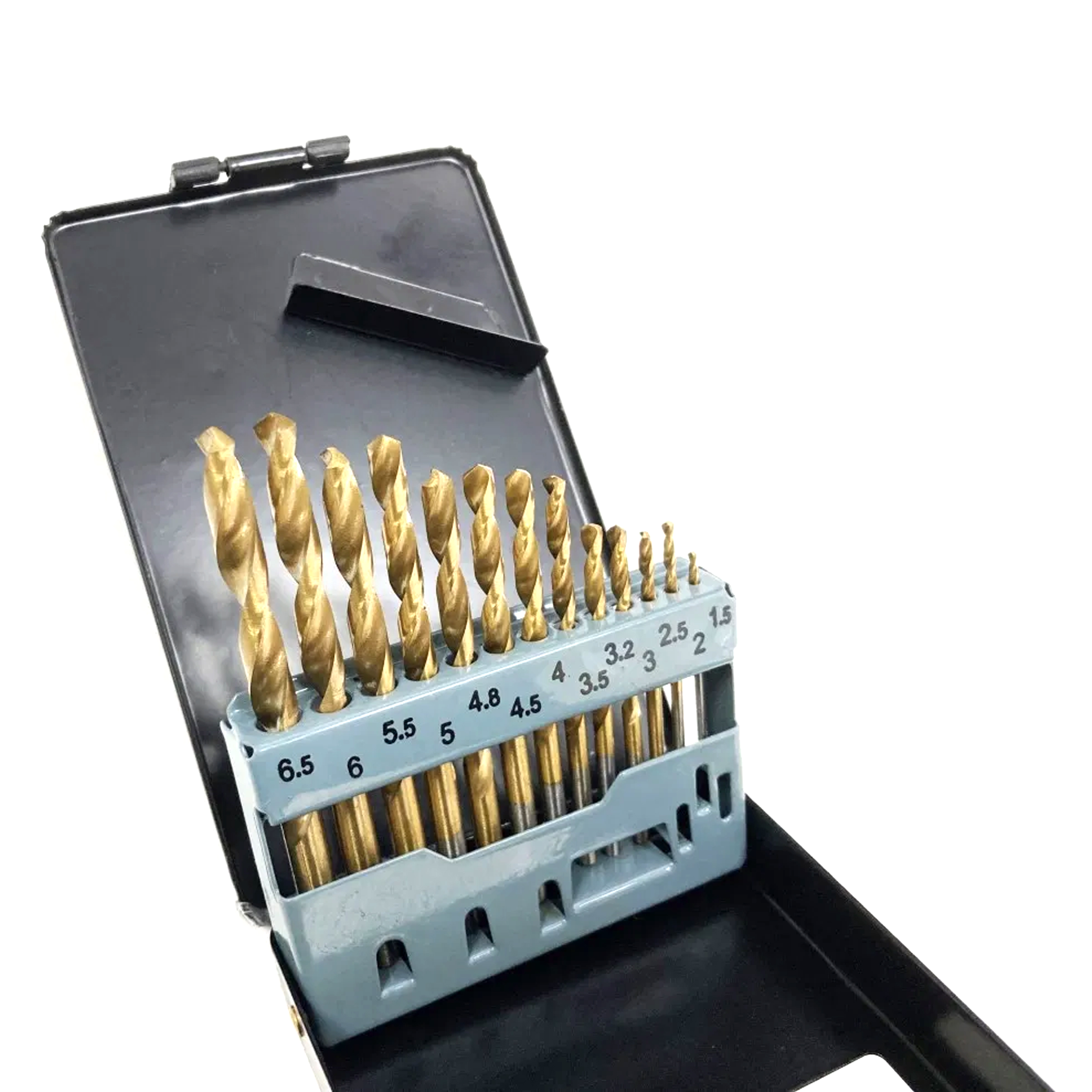 DRILL BIT SET HSS TITANIUM COATED 13PC 1.5-6.5mm - TOOLZONE KDPDR101 thumbnail 3