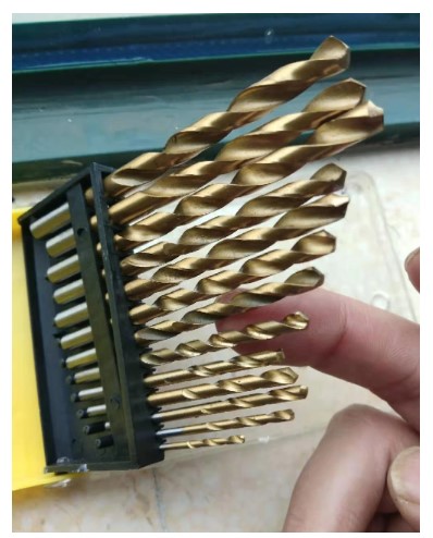 Titanium Twist Drill Bit Set 1.5mm - 6.5mm 13PCS thumbnail 2