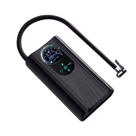 MINI AIR COMPRESSOR 12V PORTABLE TYRE INFLATOR MOTORCYCLE CAR ATV UTV BICYCLES image 1