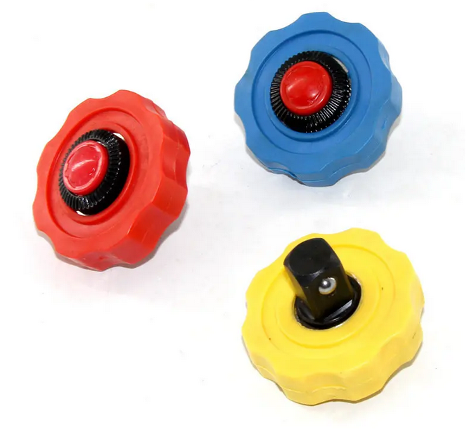 MINI PLASTIC PALM FINGER WRENCH REVERSIBLE RATCHET SOCKETS 1/4“ 3/8” 1/2” image 1