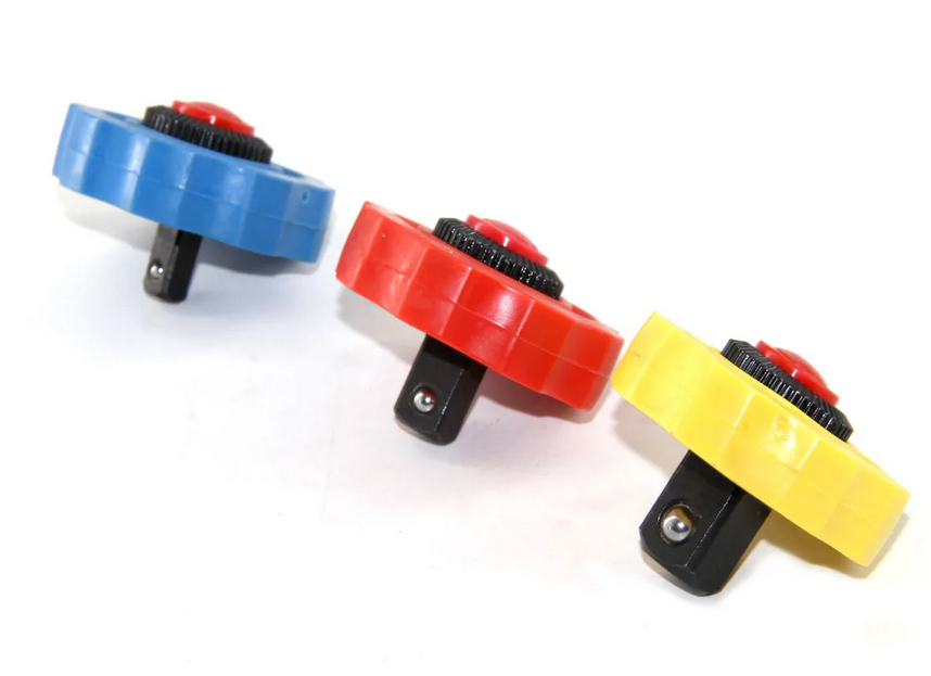 MINI PLASTIC PALM FINGER WRENCH REVERSIBLE RATCHET SOCKETS 1/4“ 3/8” 1/2” thumbnail 4