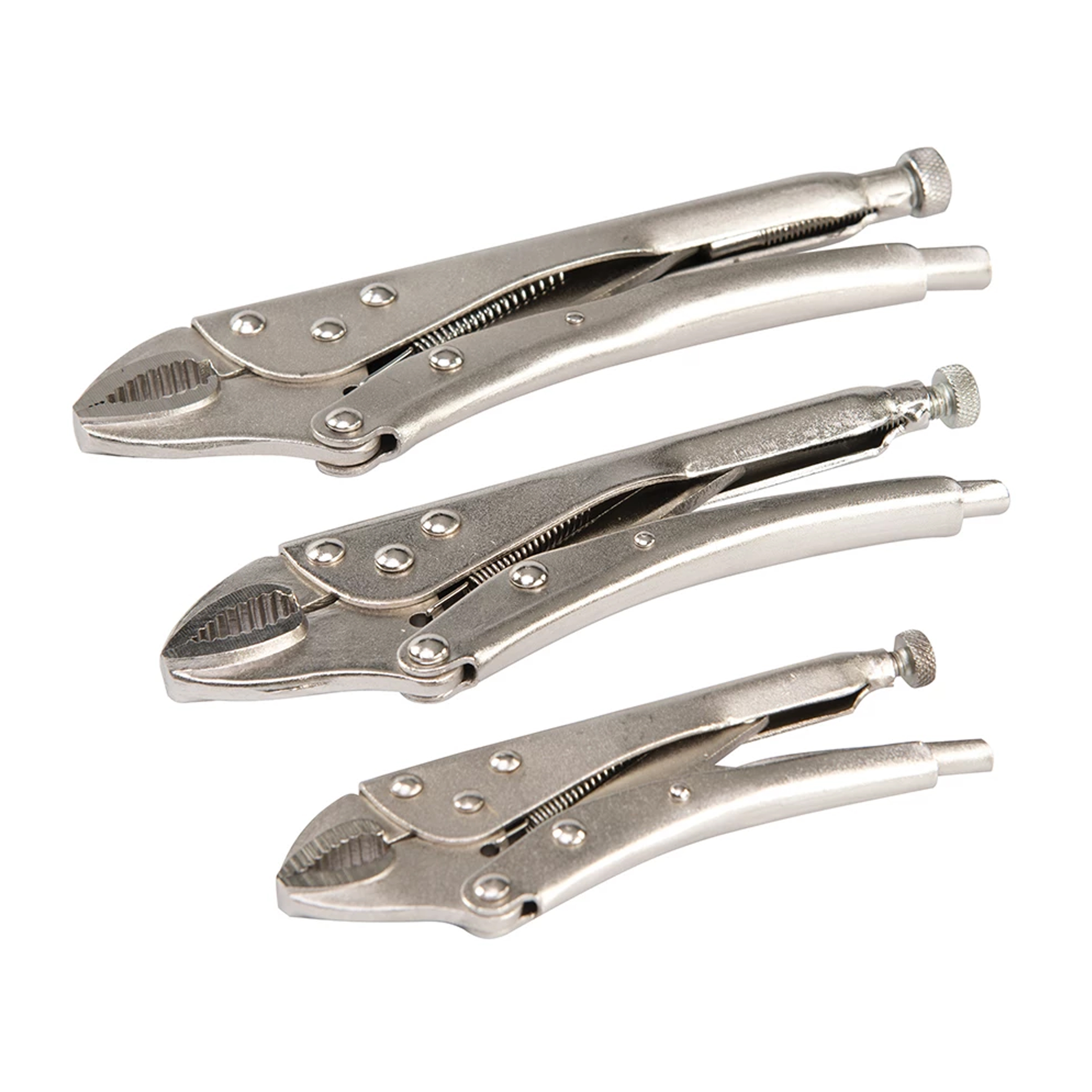 SELF LOCKING PLIERS SET 3pc. image 1