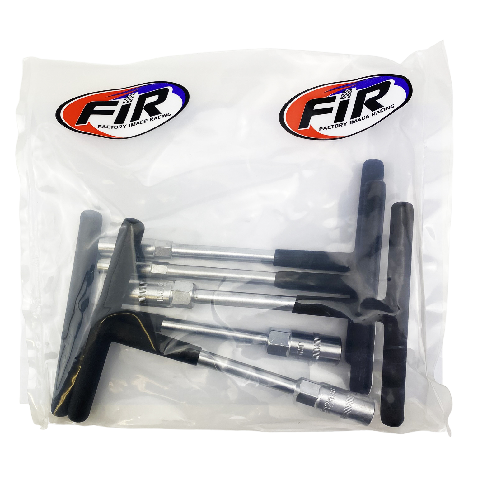SHORT RUBBER COATED T-HANDLE SET OF 5 SOCKETS 8mm - 14mm thumbnail 2