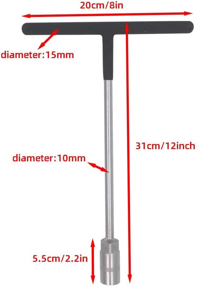 RUBBER COATED T-HANDLE SET OF 7 SOCKETS thumbnail 4