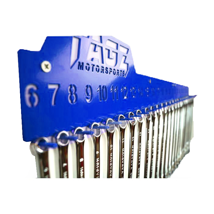 TAGZ SPANNER RACK BLUE, SUIT 25 SPANNERS 6mm-32mm, SPANNER ORGANISER thumbnail 2