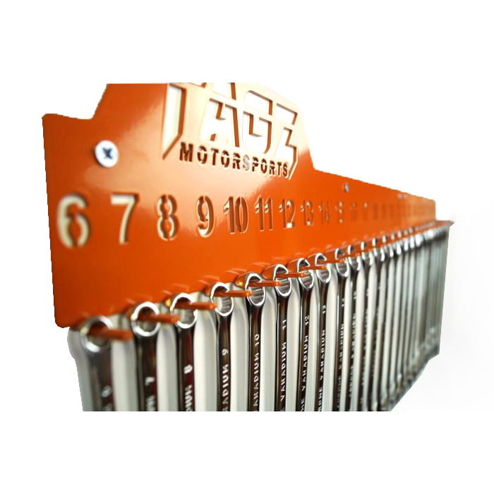 TAGZ SPANNER RACK ORANGE, SUIT 25 SPANNERS 6mm-32mm, SPANNER ORGANISER thumbnail 3