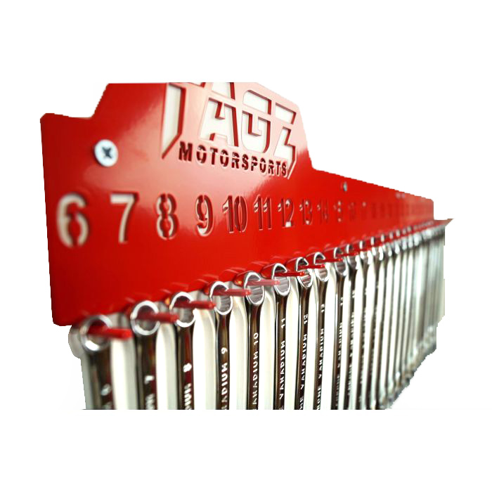 TAGZ SPANNER RACK RED, SUIT 25 SPANNERS 6mm-32mm, SPANNER ORGANISER thumbnail 3