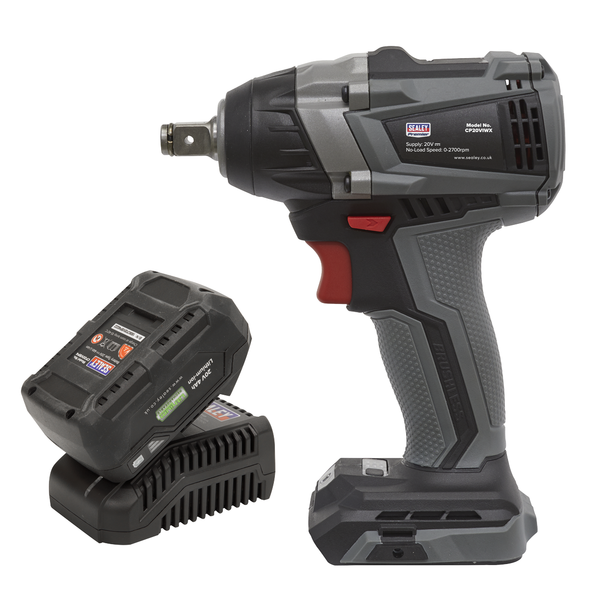20V 1/2 IMPACT DRIVER RATCHET GUN KIT, 4ah LITHIUM BATTERY, BRUSHLESS 350nm SV20 image 1