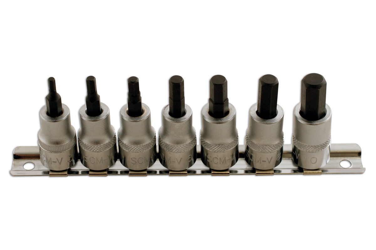 7PC HEX.KEY 3/8 DRIVE SET image 1