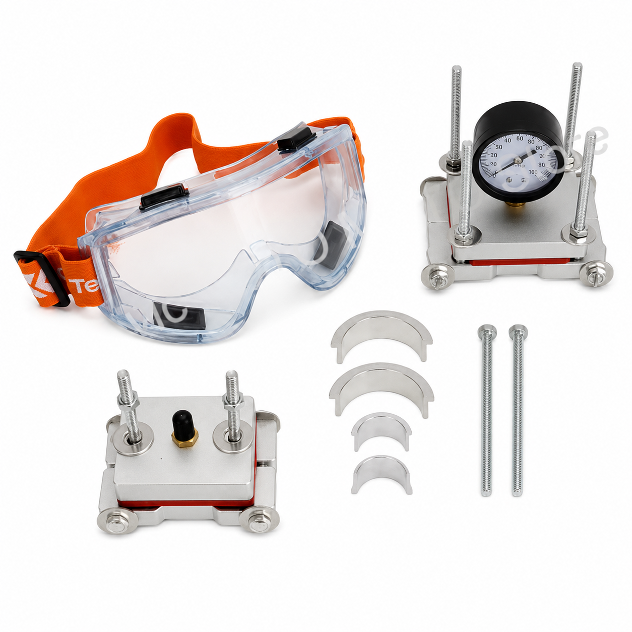 EXHAUST PIPE DENT REPAIR KIT DENT REMOVAL TOOL WITH PRESSURE GAUGE image 1