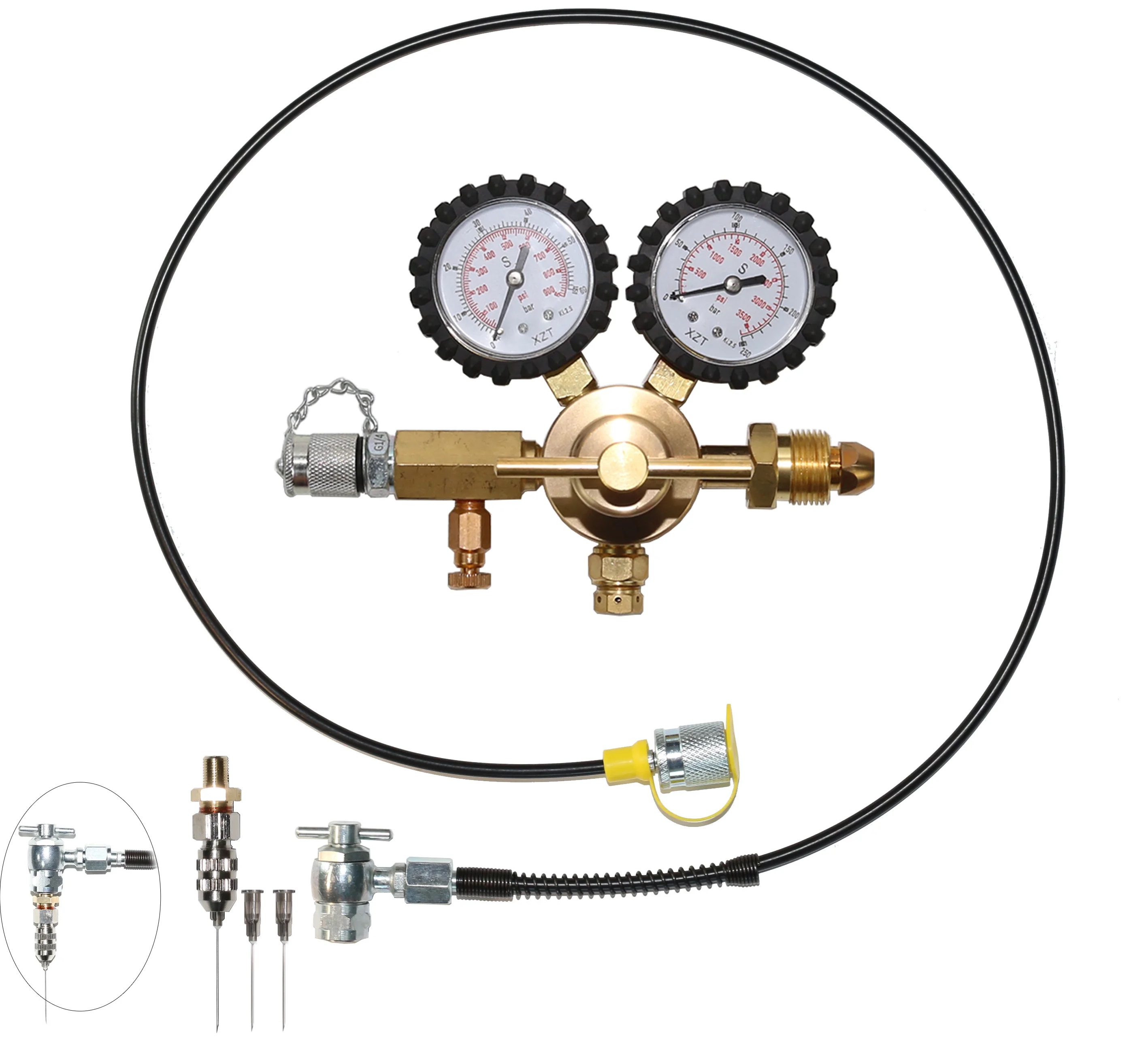 REGULATED NITROGEN GAS FILL SYSTEM SHOCK SUSPENSION CHARGING TOOL KIT thumbnail 2