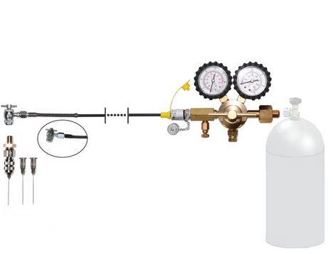 REGULATED NITROGEN GAS FILL SYSTEM SHOCK SUSPENSION CHARGING TOOL KIT thumbnail 7