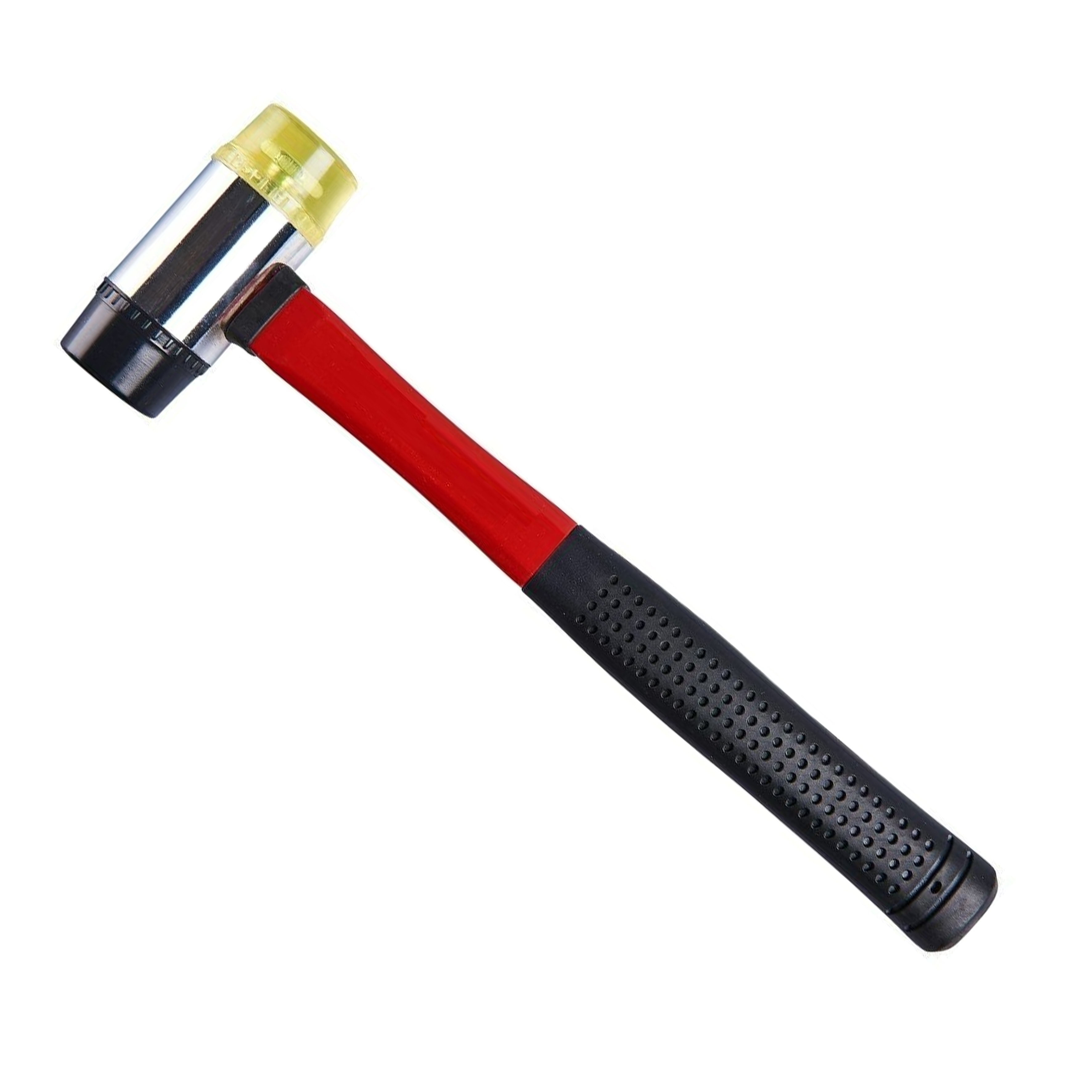 HAMMER RUBBER AND PLASTIC FACE 40mm FIBREGLASS HANDLE 330mm - TOOLZONE KDPHM127 thumbnail 2