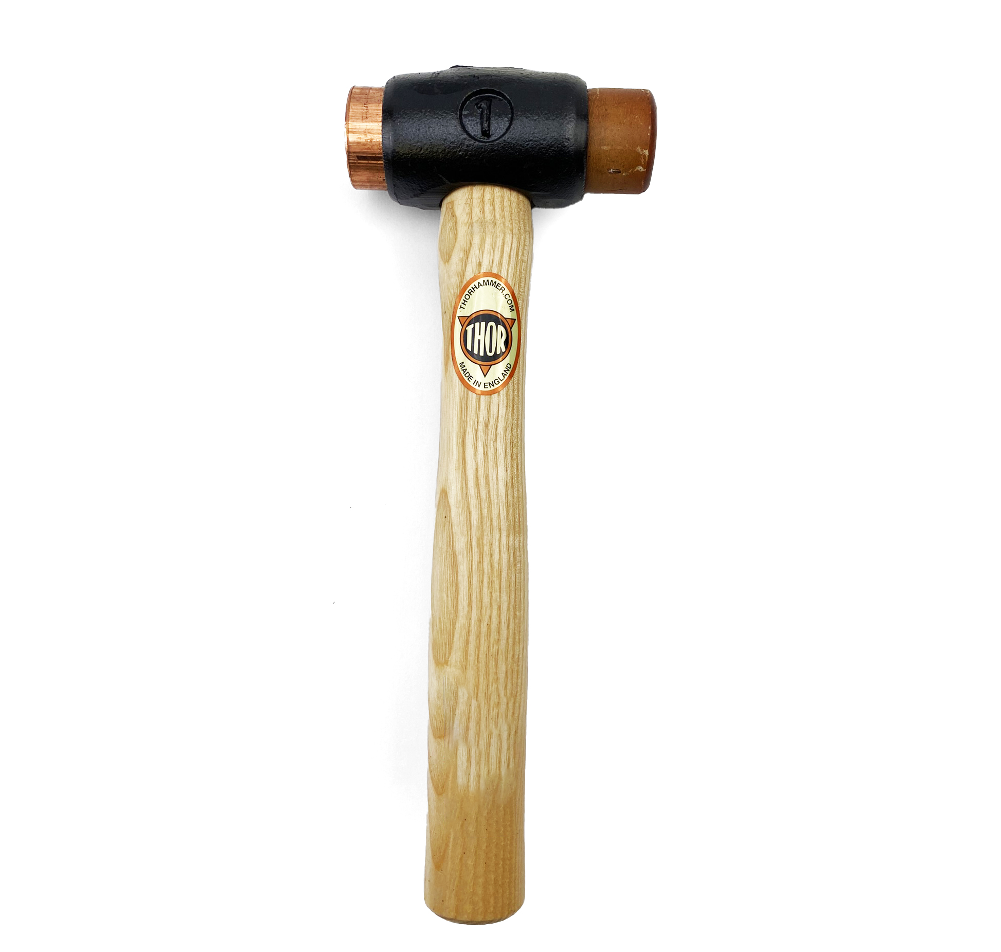 THOR HAMMER COPPER RAWHIDE SIZE 1 / FACE DIA 32mm / 710g 03-210 THO210