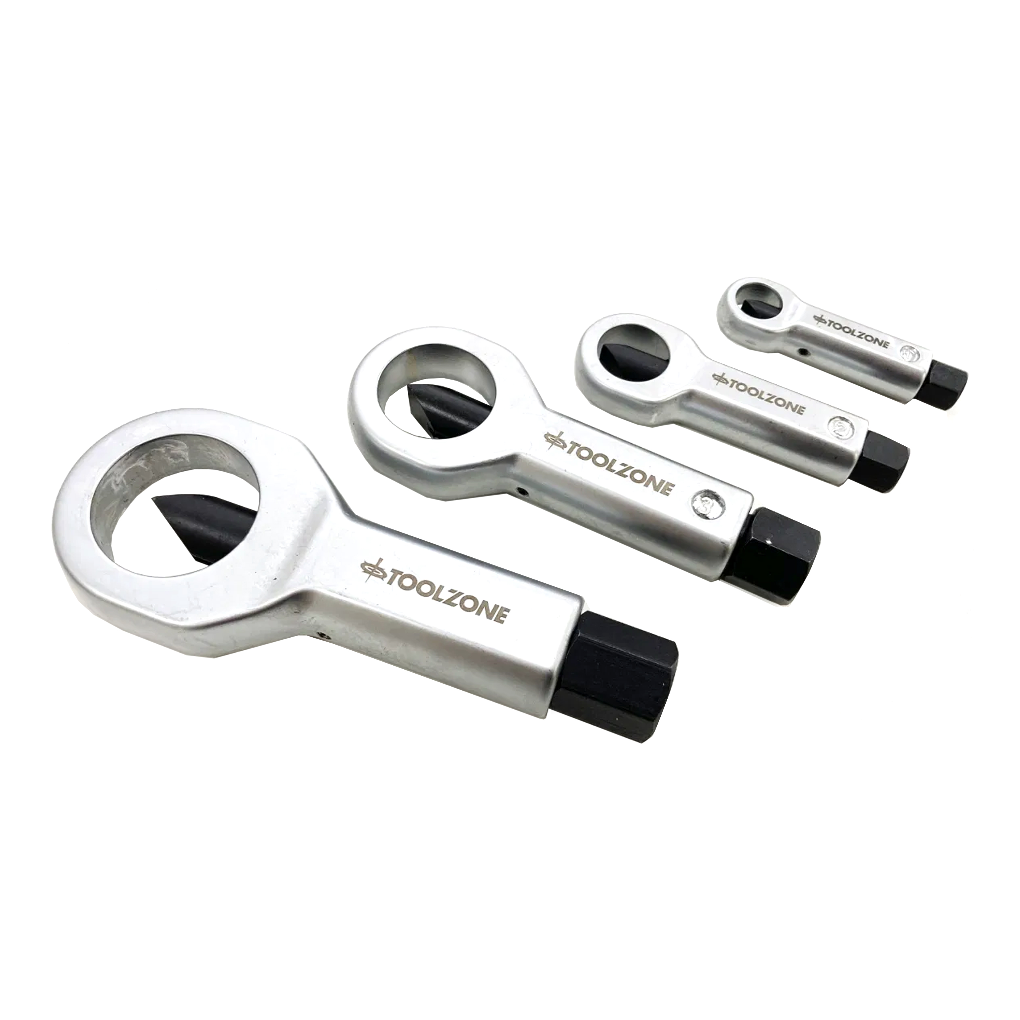 NUT SPLITTER SET 4pc 9-36mm CHROME STEEL WITH CASE - TOOLZONE KDPAU062 thumbnail 4