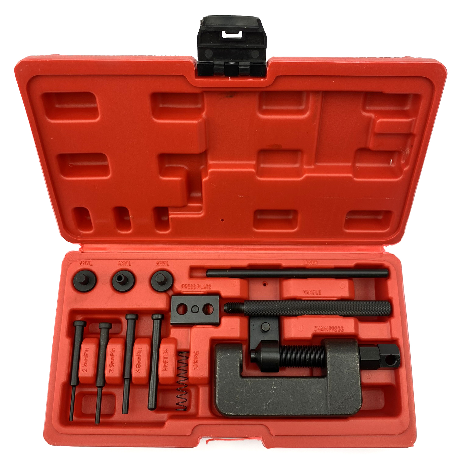 CHAIN BREAKER & RIVET CUTTING KIT 420-630 PITCH 2mm 3mm 4mm PINS