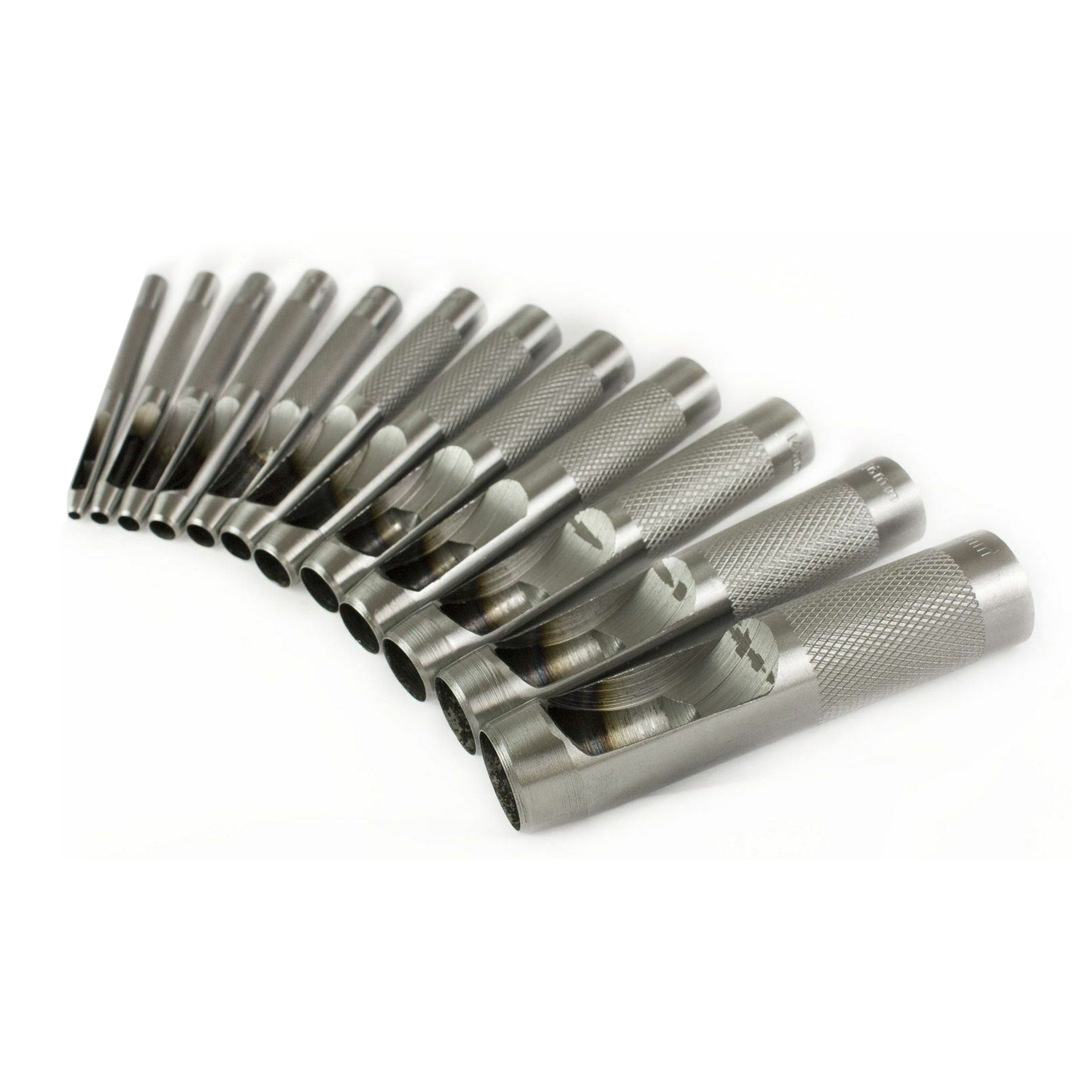 HOLLOW PUNCH SET 12PC 3mm TO 19mm HIGH CARBON STEEL - TOOLZONE KDPPN104 thumbnail 2