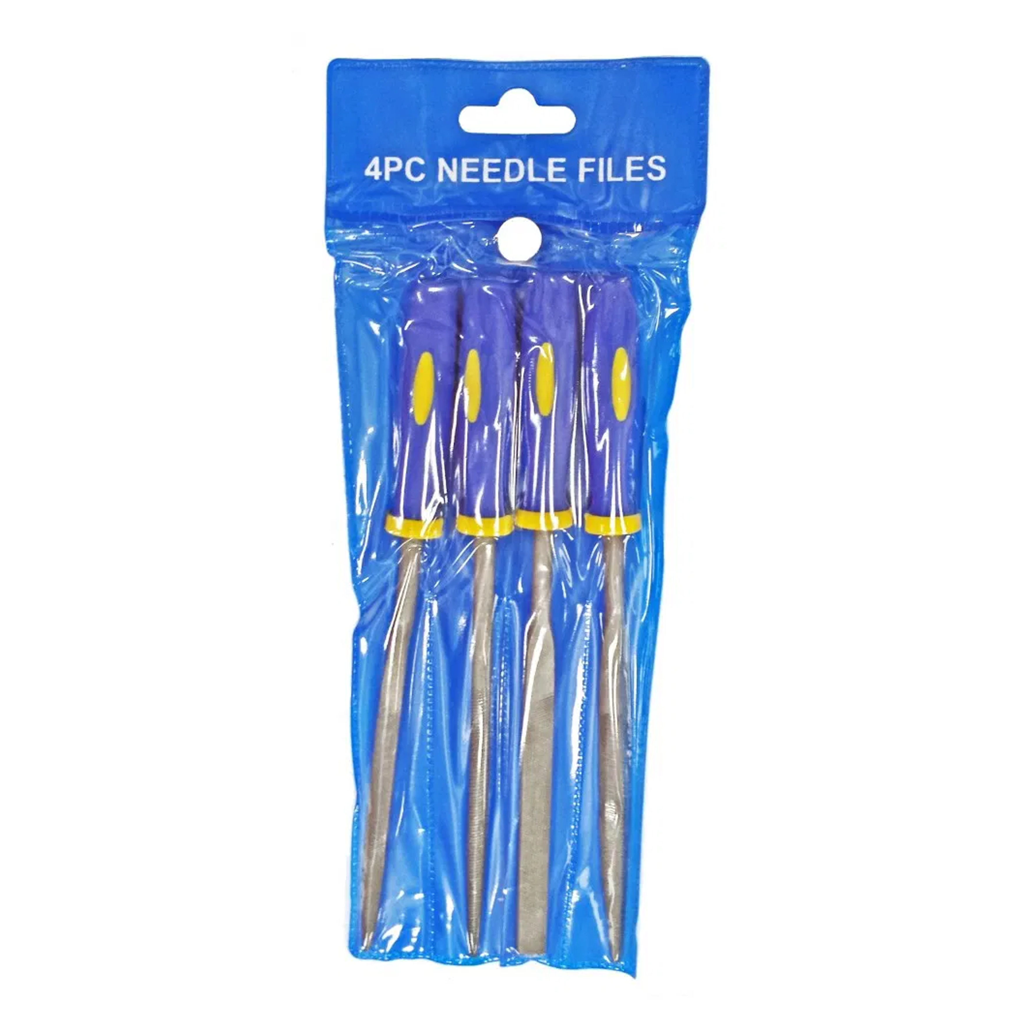 WARDING FILE SET 4PC 6 HIGH CARBON STEEL VARIOUS SHAPES WITH POUCH - TOOLZONE KDPWW086 thumbnail 3