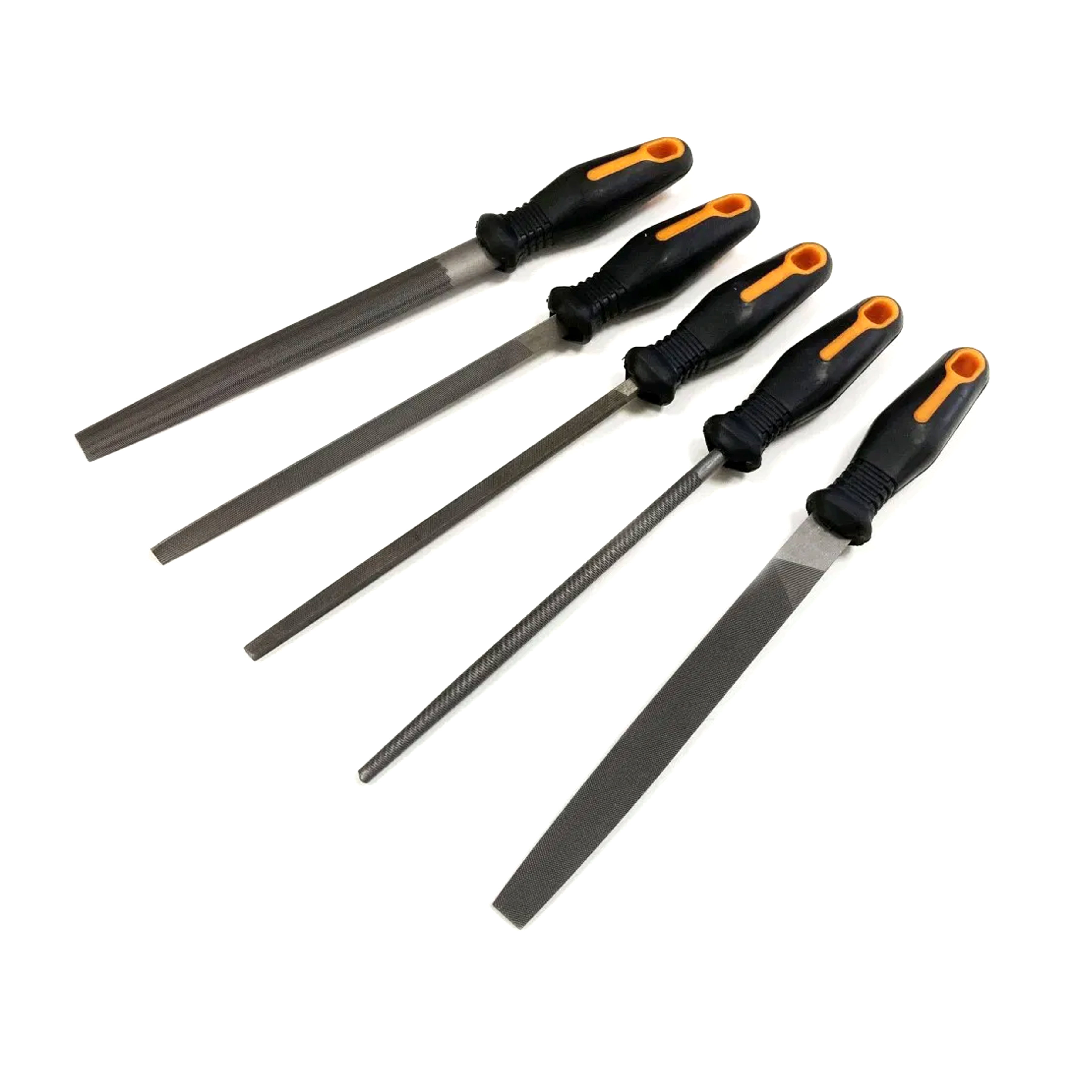 FILE SET 5PC 8 T12 STEEL SOFT GRIP HANDLES - TOOLZONE KDPWW163 thumbnail 3