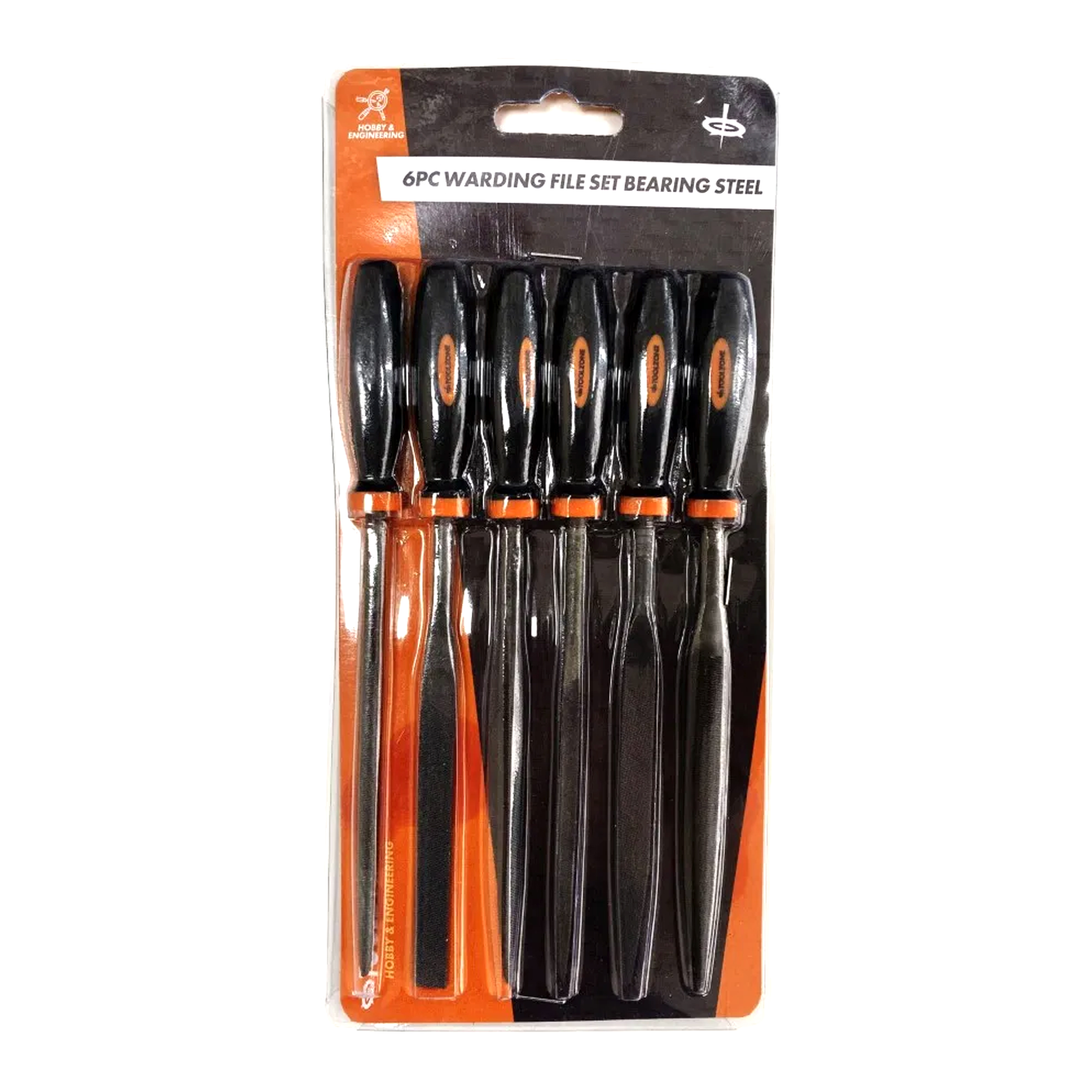 WARDING FILE SET 6PC BEARING STEEL 175 x 5mm - TOOLZONE KDPWW203 thumbnail 3