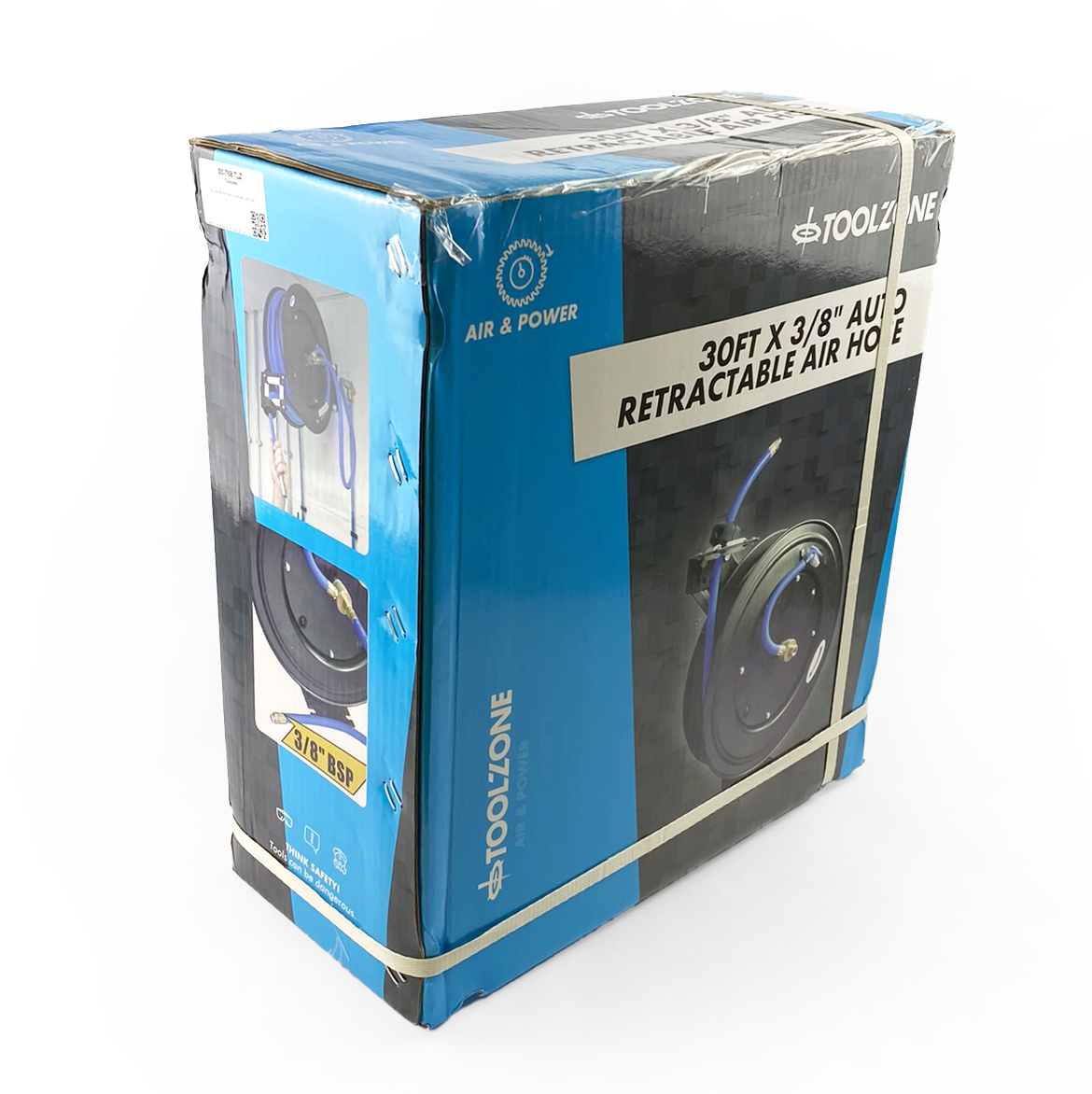 RETRACTABLE AIR HOSE 30ft 3/8 WORKING PRESSURE 300psi AUTO REWIND - TOOLZONE KDPAT102 thumbnail 3