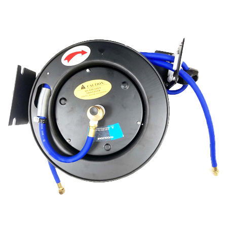RETRACTABLE AIR HOSE 30ft 3/8 WORKING PRESSURE 300psi AUTO REWIND - TOOLZONE KDPAT102 thumbnail 4