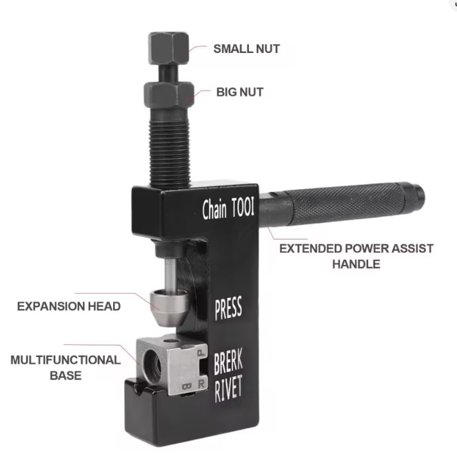 CHAIN BREAKER PRESS RIVETER 520-530 08-0470 thumbnail 3