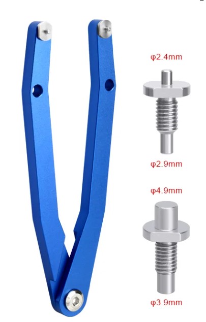 ADJUSTABLE PIN SPANNER BLUE ALLOY thumbnail 2
