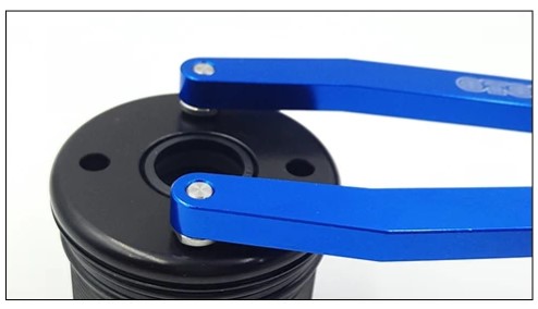 ADJUSTABLE PIN SPANNER BLUE ALLOY thumbnail 3