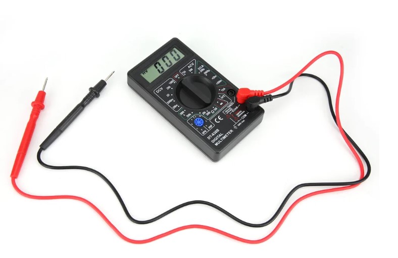 MULTIMETER TESTER DIGITAL MULTIFUNCTIONAL PORTABLE LCD DIGITAL Amp Volt Ohm image 1
