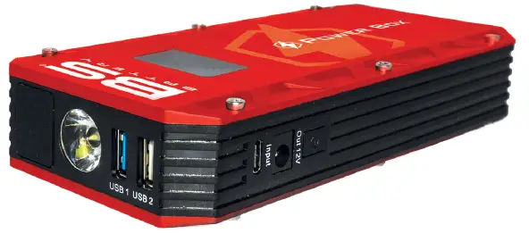 BOOSTER POWER BOX PB-02, JUMP PACK 12V BOOSTER & CHARGE, BOOSTER, POWER SUPPLY, LIGHT, STARTER thumbnail 3