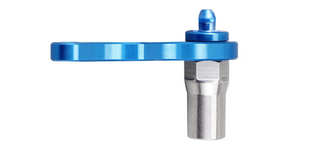 MINI BLEEDER 8mm HYDRAULIC BRAKE & CLUTCH TOOL ALUMINIUM BLUE thumbnail 2