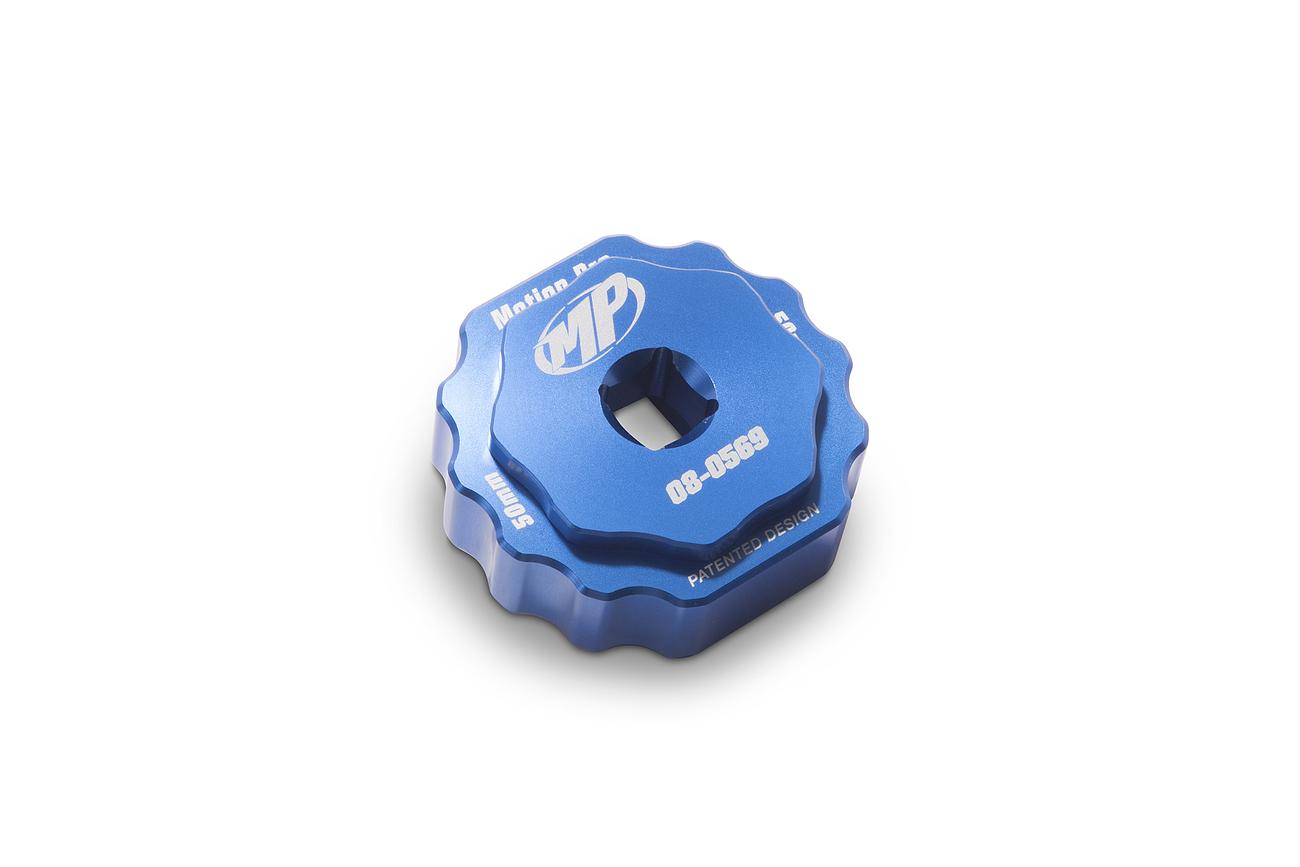 SHOWA SSF 50mm FORK CAP TOOL 2PCS MOTION PRO 08-0569 image 1