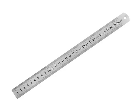 ENGINEERS 300mm STEEL RULE METAL STAINLESS image 1