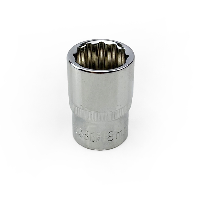 18mm SOCKET 1/2 DRIVE 12-POINT image 1