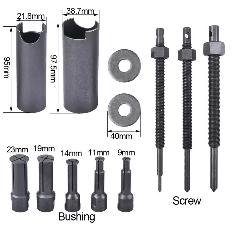 BLIND HOLE INNER INTERNAL BEARING PULLER EXTRACTOR REMOVING TOOL KIT thumbnail 2