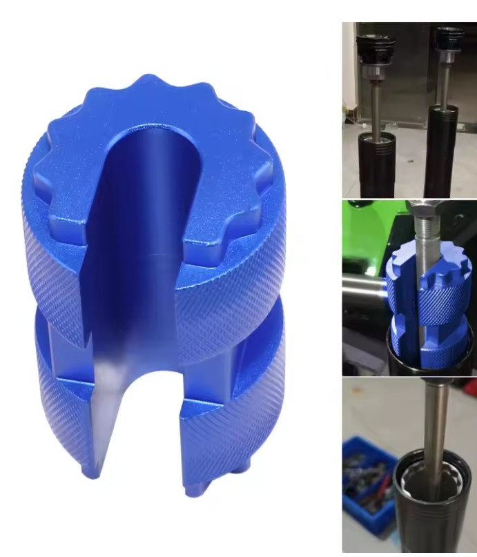 FORK ROD GUIDE REMOVAL TOOL HONDA CBR 600 1000 RR KAWASAKI Z ZX 6 10 R BENELLI 702 SHOWA 41mm thumbnail 2