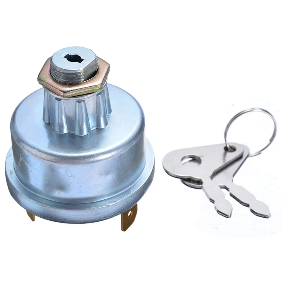 LUCAS UNIVERSAL TRACTOR IGNITION STARTER KEY SWITCH SET (12/24V) WITH 2 KEYS image 1