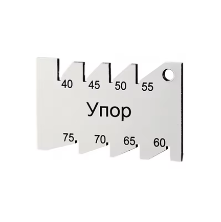 VALVE ANGLE DETECTION RULER MEASURING TOOL 40 45 50 55 60 65 70 75 DEGREE image 1
