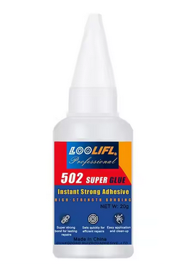INSTANT GLUE LOOLIFL SUPER 502 20ml EXTRA STRONG FAST DRY CYANOACRYLATE ADHESIVE image 1