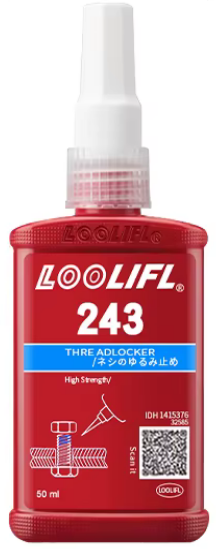 243 THREAD LOCK TIGHT 50ml BLUE MEDIUM STRENGTH image 1
