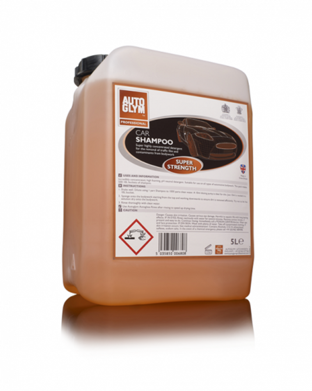CAR SHAMPOO SUPER STRENGTH 5L AUTOGLYM 13005 image 1