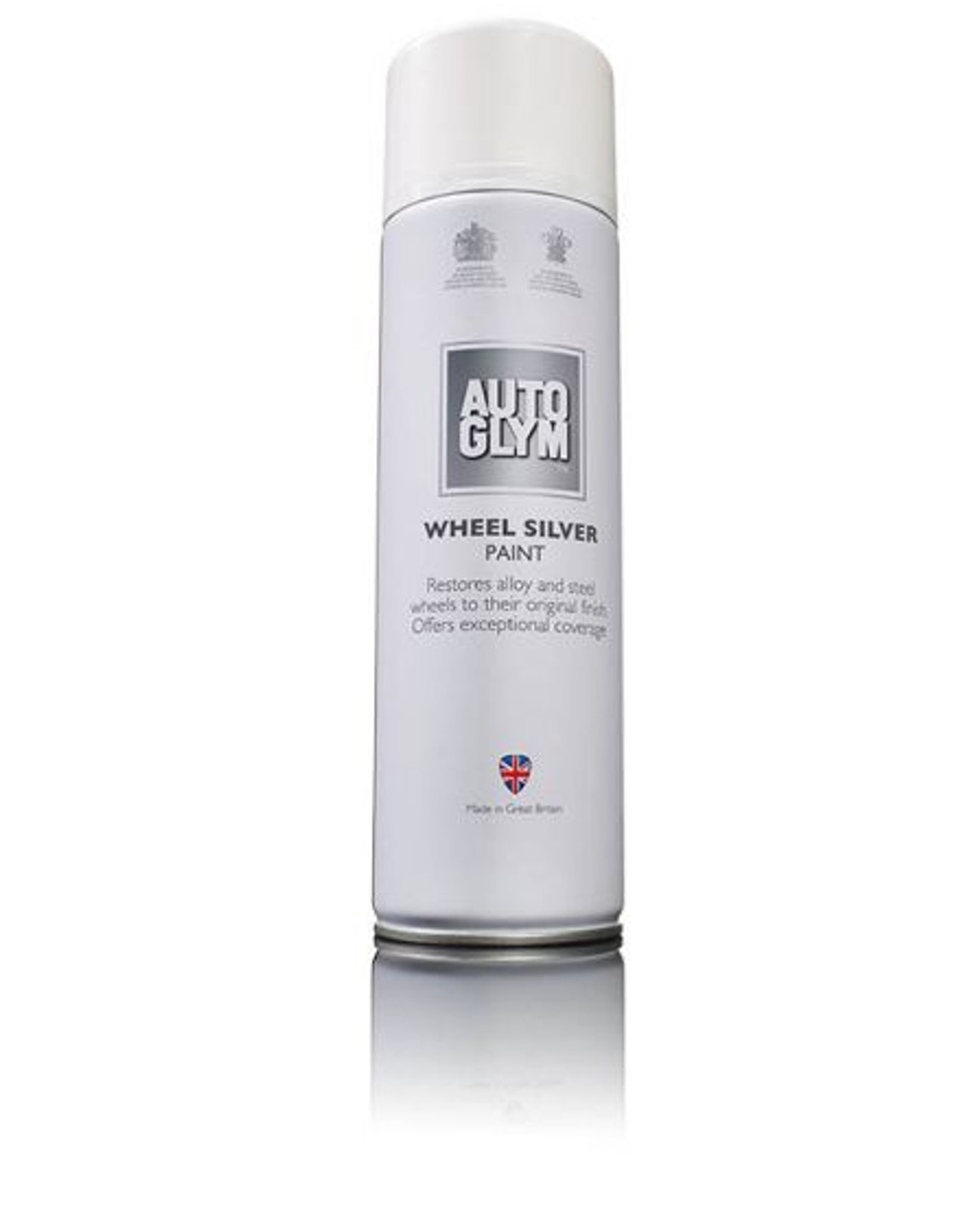 WHEEL SILVER SPRAY PAINT 450ML AEROSOL AUTOGLYM 26012B image 1