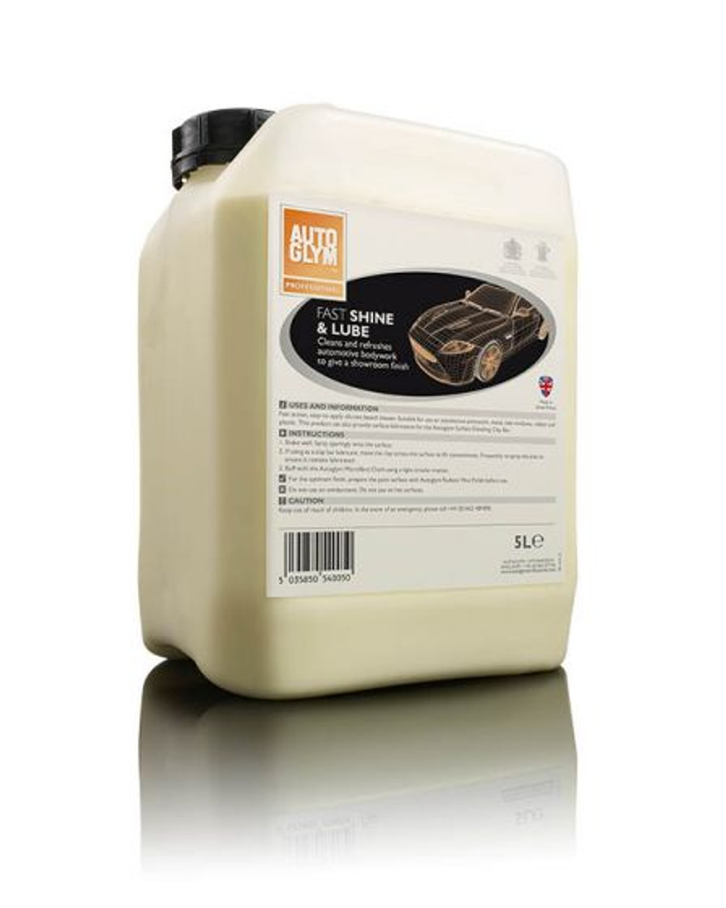 FAST SHINE & CLAY BAR LUBE 5L AUTOGLYM 54005 image 1