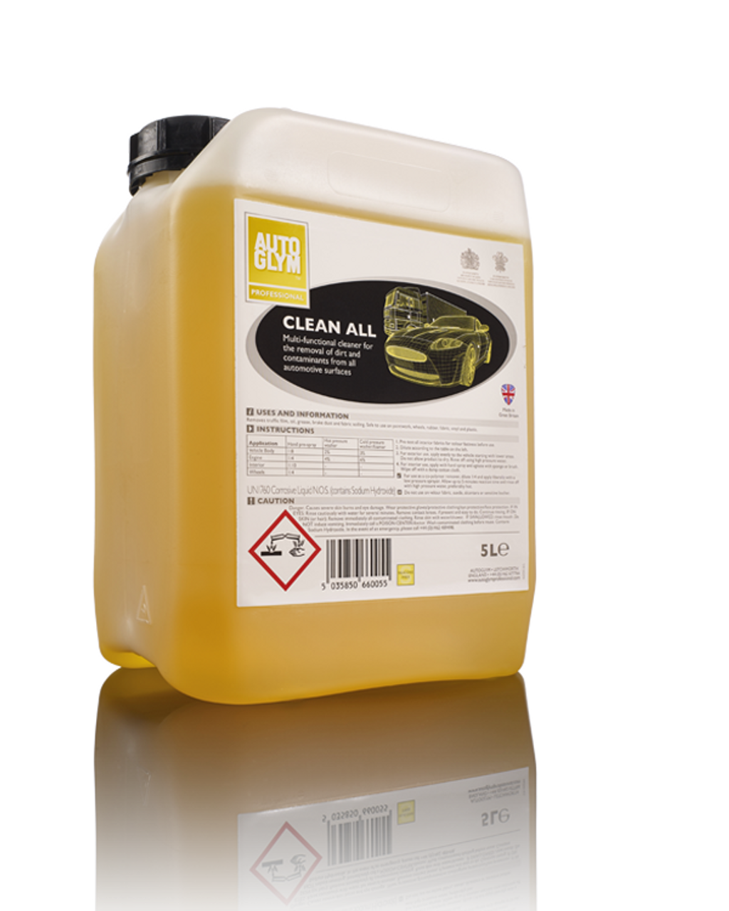 CLEAN ALL (INTERIOR & EXTERIOR) 5L AUTOGLYM 66005 image 1