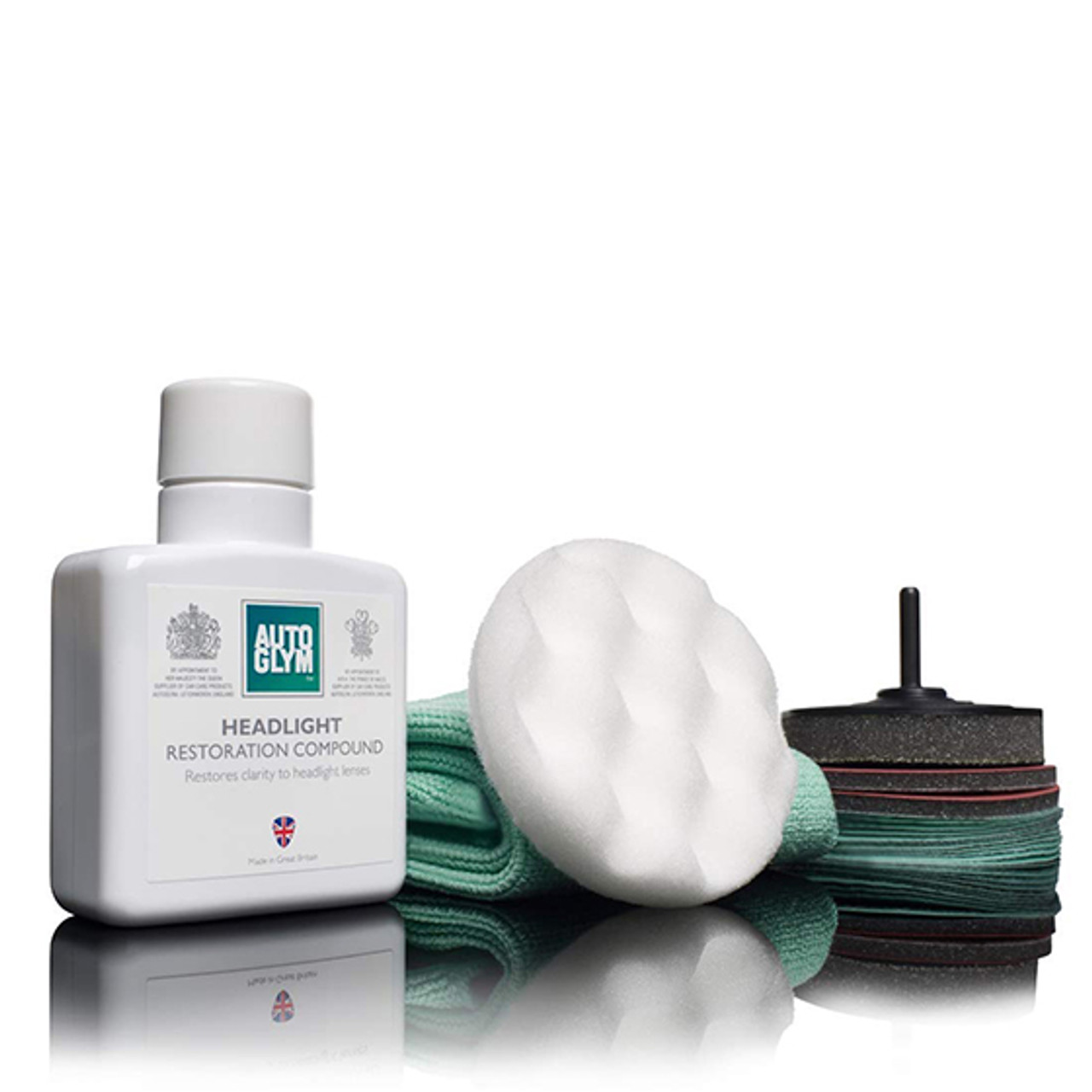 HEADLIGHT RESTORATION KIT AUTOGLYM HRSKIT image 1